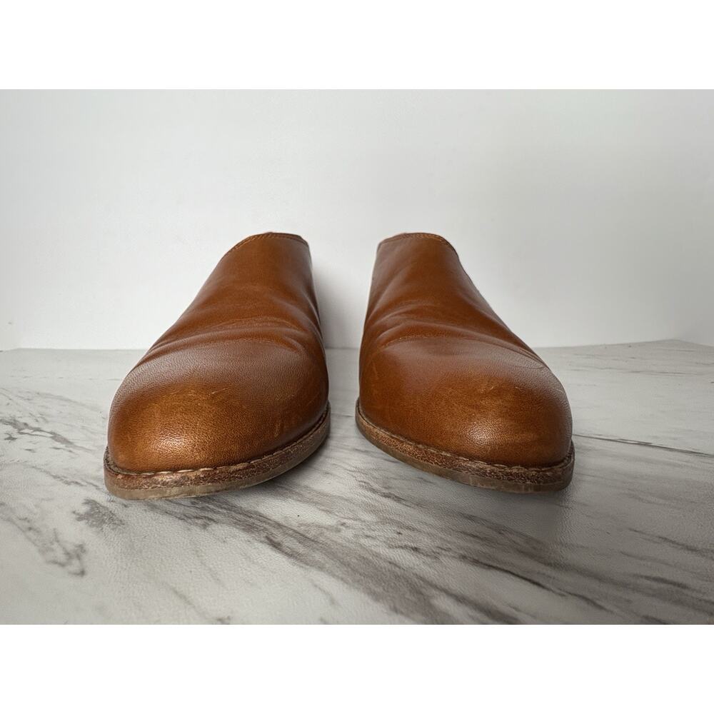 Madewell Lucie Bootie Shoe - 8 Brown Saddle Leather, Low Heel, Office Preppy - Picture 9 of 10